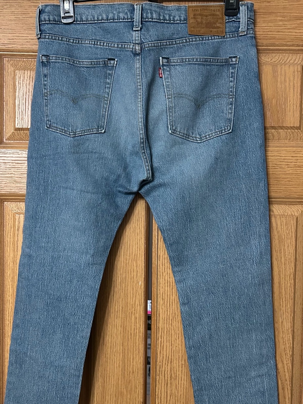Levis 510 Jeans Mens 34x30 Light Wash Skinny Premium Stretch Denim Lot 510
